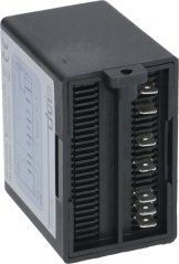Niveau Kontrolleur 230/240V 50/60Hz 8A, schwaarze Plastikregulator mat säitlechem Schaltbild an enger Rei Konnektoren Niveau Kontrolleur 230/240V 50/60Hz 8A, schwaarze Plastikregulator mat säitlechem Schaltbild an enger Rei Konnektoren