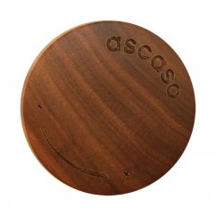 Ascaso wooden hot water/steam tap, walnut