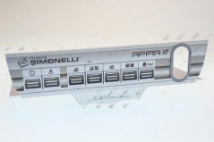 Aluminium-Knäppchenpanel mat enger bedreckter Folie an Icônen vun de Gedrénks Aluminium-Knäppchenpanel mat enger bedreckter Folie an Icônen vun de Gedrénks