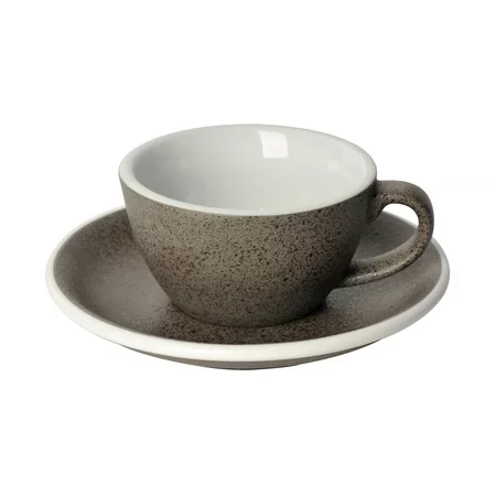 Tasse et soucoupe Loveramics Egg - Flat White 150 ml en granit