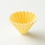 Dripper en céramique Origami M jaune - dripper japonais pour over