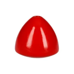 Red metal swivel wheel Comandante Standard Knob, designed as a spare part for coffee makers.
