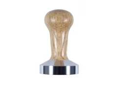 Tamper lourd classique en bois de chêne 55 mm pour tasser le café dans le porte-filtre. Tamper lourd classique en bois de chêne 55 mm pour tasser le café dans le porte-filtre.