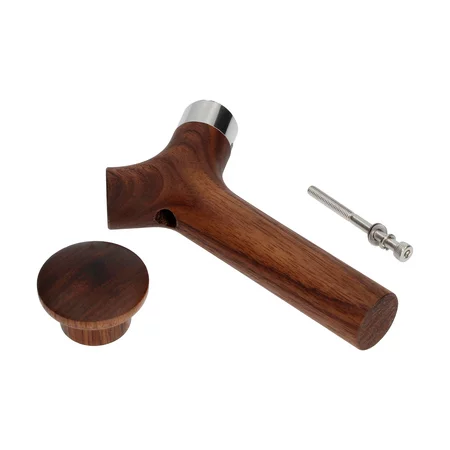 Wooden walnut handle by Fellow Stagg for customizing your coffee maker, adding an elegant look and a pleasant touch to your Fellow coffee maker.