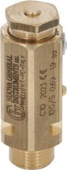 The pressure relief valve at 1.9 bar is a safety component compatible with coffee machines. This valve ensures proper operation and safety during use.