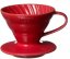 Dripper Hario V60-02 ceramic red Colour : Red