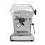 Ascaso Dream ONE espresso machine in glossy aluminum finish, perfect for making espresso right in the comfort of your home.