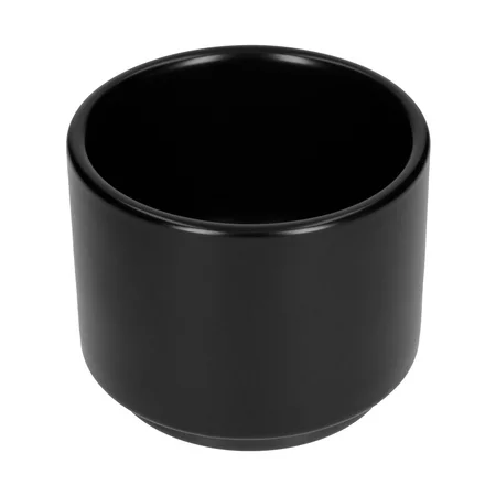Black ceramic Fellow Monty cappuccino cup with a volume of 190 ml, ideal for lovers of strong coffee.