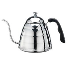 Tiamo Satin Pour Over konvice na kávu 900ml - nerezová gooseneck