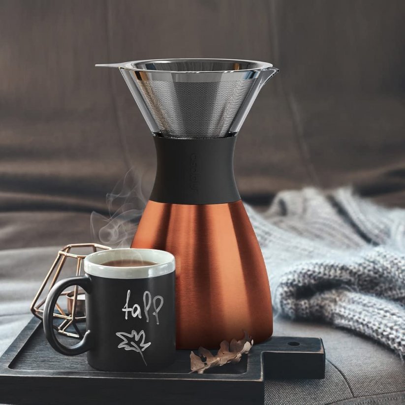 Pour Over Coffee Machine PO300 copper/black 1l