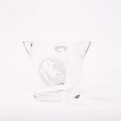 Üveg eszpresszómérő pohár baristáknak Rhinowares Double Spout Shot Glass