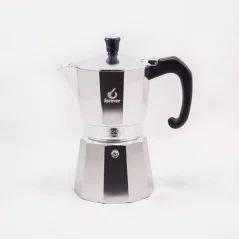 Moka Kanne Forever Miss Prestige Induction für 6 Tassen, geeignet für Gasheizung.