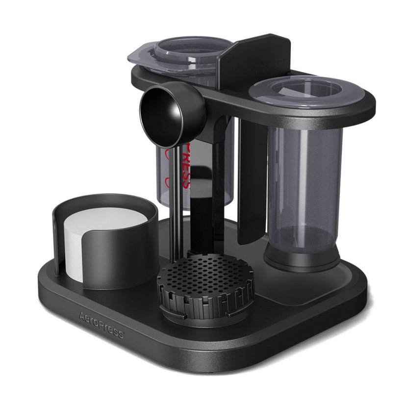 Support pour AeroPress et accessoires.