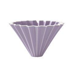 Origami keramisk dripper M lilla - japansk porcelæns dripper