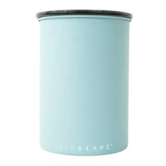 Boîte à café AirScape 500g bleu-vert hermétique inox