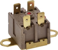 Sécherheetsthermostat mat brongem Plastikkierper a véier messege Pin-Ausgäng Sécherheetsthermostat mat brongem Plastikkierper a véier messege Pin-Ausgäng