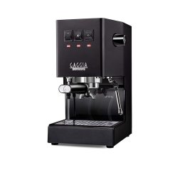 Machine à café à levier Gaggia New Classic EVO en finition noire.