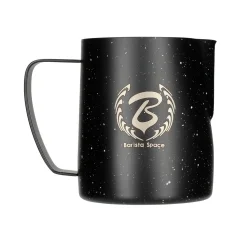 Barista Space Star Night Teflon 350 ml milk pitcher. Barista Space Star Night Teflon 350 ml milk pitcher.