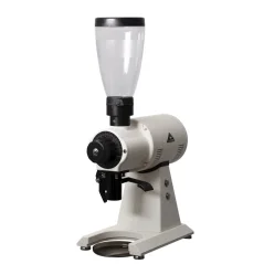White universal coffee grinder Mahlkönig EK43S with grinding speed 19.0 - 21.0 g/s.