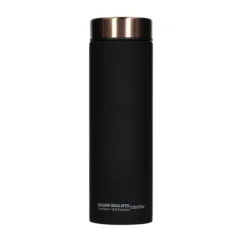 Termo vaso Le Baton de Asobu con capacidad de 500 ml en elegante color negro, ideal para viajar.