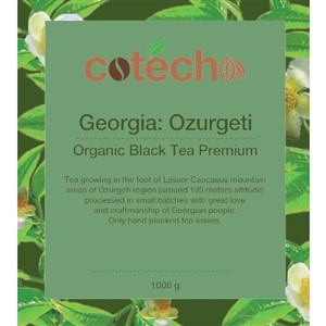 Georgian Black Tea Ozurgeti OP Premium 1000g - Organic Quality