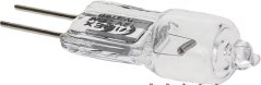 Kleng Glas-Halogen-Réierelampe mat zwee-pol Metallsockel G4