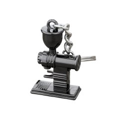 A black coffee grinder keychain is the perfect gift for coffee lovers, combining stylish design with practical functionality.