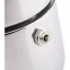 Silberne Moka Kanne Bialetti New Venus für die Zubereitung von 2 Tassen Kaffee.