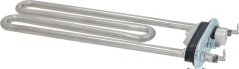 Röiren-Heizung (mat Sensor, 2000 W, 230 V, LG AEG73309903), zu zwou Schleefen gebéigt, mat enger Montagebréd a Klemmen. Röiren-Heizung (mat Sensor, 2000 W, 230 V, LG AEG73309903), zu zwou Schleefen gebéigt, mat enger Montagebréd a Klemmen.