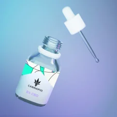 Fľaštička Cannapio CBD Vita 5% prírodného full-spectrum oleja o objeme 30 ml, ideálna na podporu celkového zdravia.