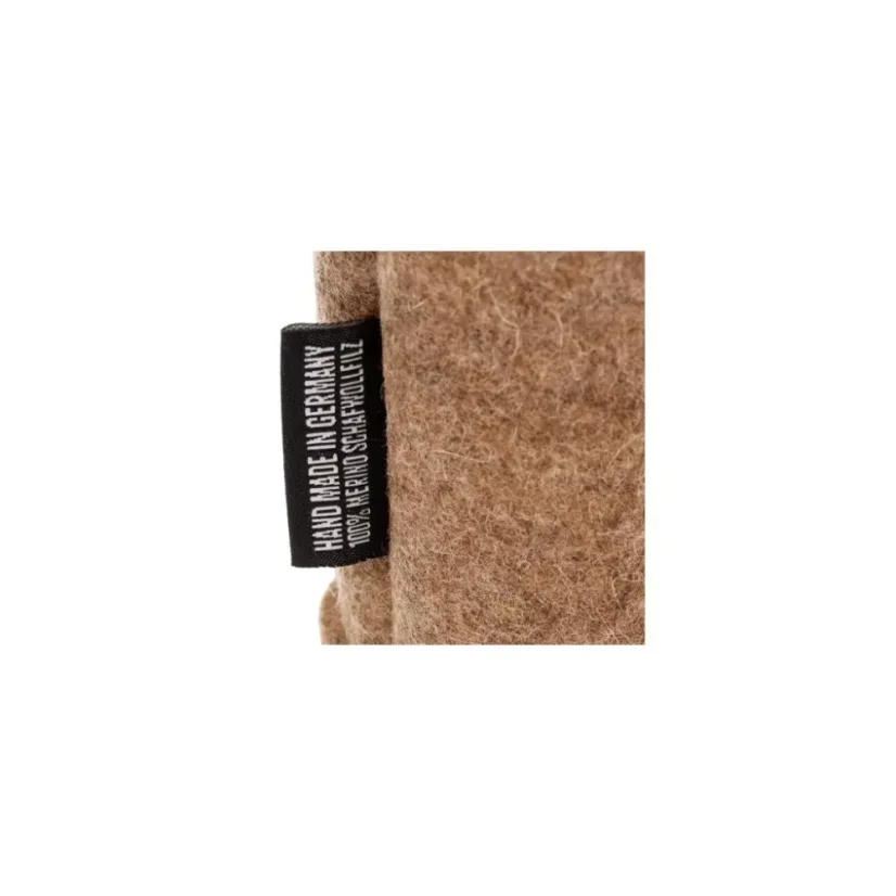 Comandante C40 Felt Sleeve Cashmere case, a stylish and protective accessory for Comandante manual coffee grinders.