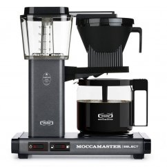 Dunkelgrauer KBG Select Moccamaster für Filterkaffee.