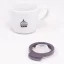 Czarny kubek termiczny KeepCup Original o pojemności 340 ml, idealny do podróży.