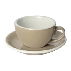 Loveramics Egg - Šálka na cappuccino 200 ml a podšálka - taupe