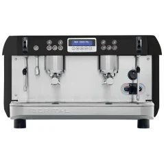 Professionelle Siebträgermaschine Iberital New Iberital Standard 2GR, hergestellt aus robustem Stahl, geeignet für Cafés und Restaurants. Professionelle Siebträgermaschine Iberital New Iberital Standard 2GR, hergestellt aus robustem Stahl, geeignet für Cafés und Restaurants.