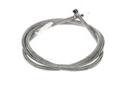 Opgeroll Schlauch mat Inox-Geflecht a Gewandanschlëss un béide Enner