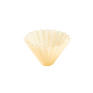 Dripper Origami Air plastique S beige mat - pour 1-2 tasses
