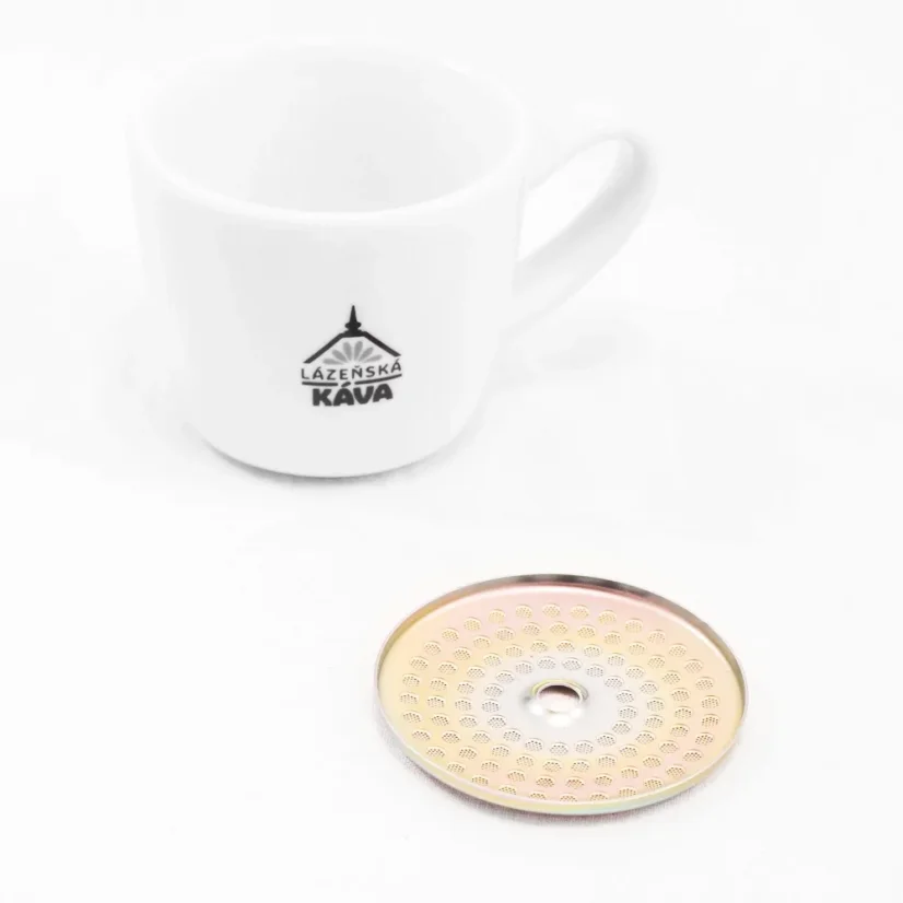 Pomme de douche IMS SI200NT avec un diamètre de 56,4 mm et un diamètre de trou de 3 mm pour une distribution optimisée de l'eau dans la machine à café.