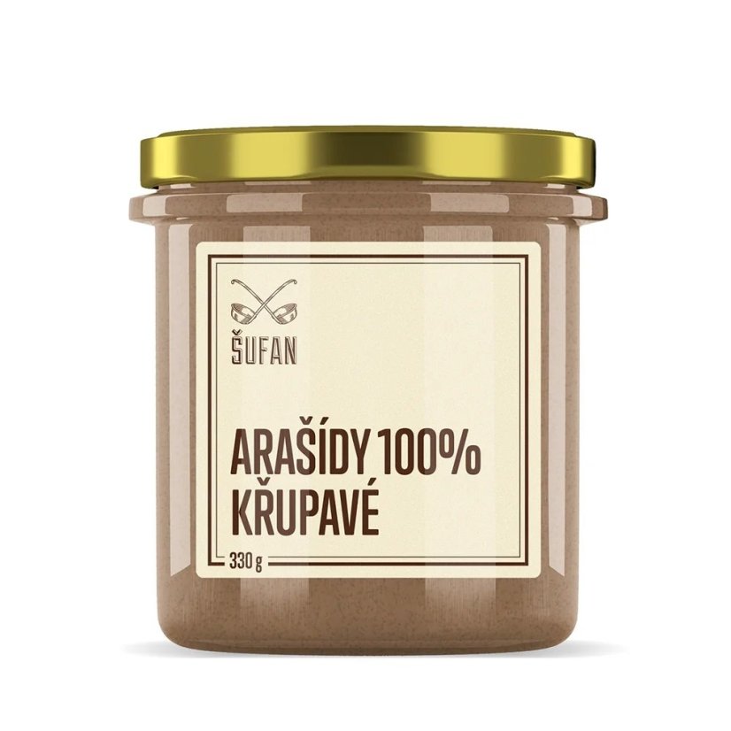 Shufan Peanut Butter Crispy 100% 330 g.