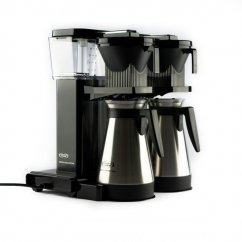 Moccamaster KBGT 20 black with coffee thermowells.
