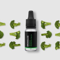 Frasco de vidro com óleo essencial 100% natural de Brócolis da marca Pěstík, seguro para gestantes e lactantes.