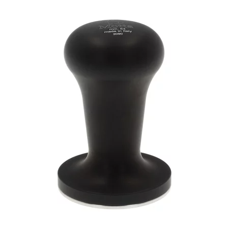 Tamper à café manuel de 53 mm de diamètre, élégant en noir.
