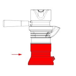 Chauffe-eau de rechange pour machine à espresso.