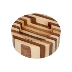 Braune Holzunterlage für einen Tamper, die ideal zur Unterlage Ihres Tampers ist. Braune Holzunterlage für einen Tamper, die ideal zur Unterlage Ihres Tampers ist.