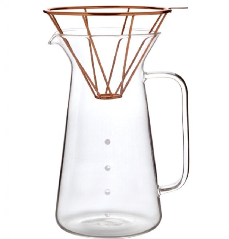 Toast H.A.N.D. Pour over carafe set 600ml Volume : 600 ml