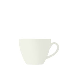 Weiße Vintage-Tasse für Cappuccino