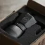 Cafetière Moka E&B LAB Classic pour 6 tasses, adaptée pour une source de chauffage halogène.