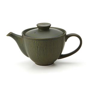 Théière Miyama Crease verte 400ml - céramique japonaise
