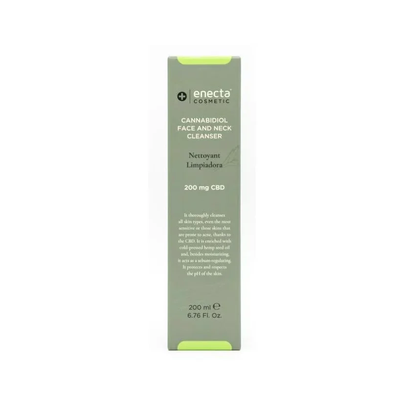 Enecta CBD facial and neck cleanser 200 mg