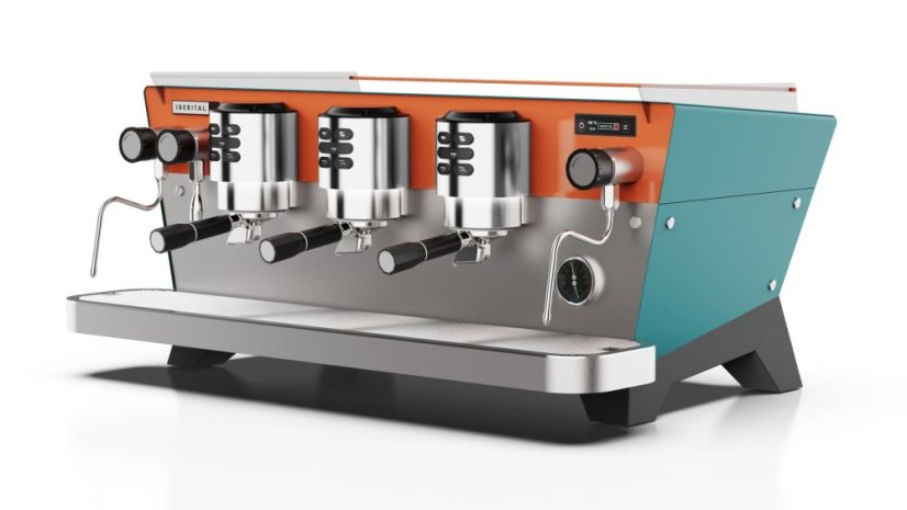 Professional lever coffee machine Vista 2GR Colour with a 3-liter boiler for espresso preparation.